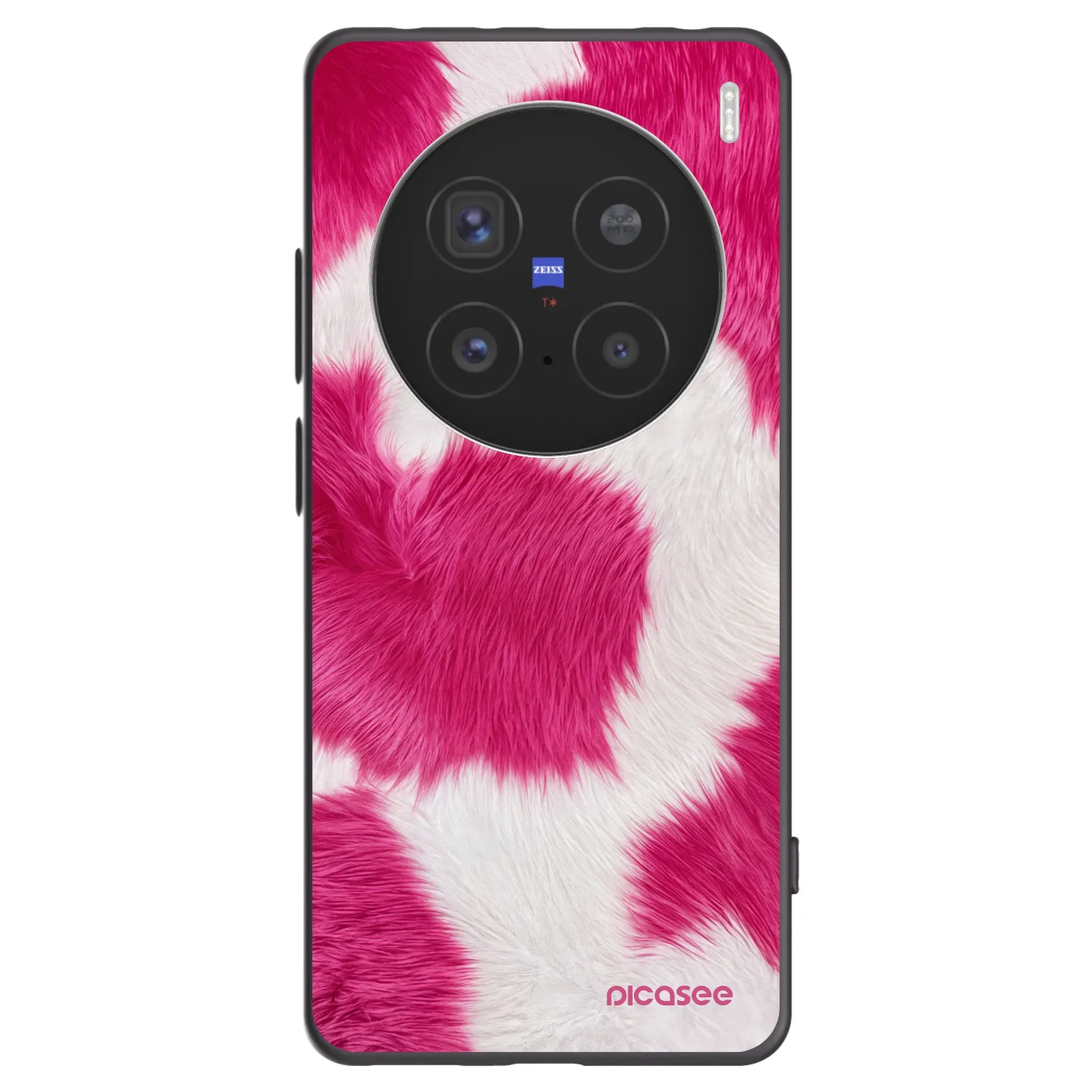 Picasee husă neagră din silicon pentru Vivo X200 Pro - Pink Moo