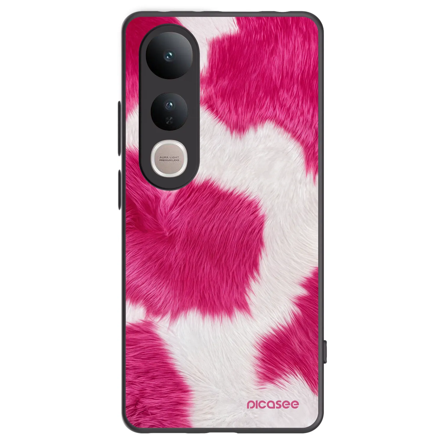 Picasee husă neagră din silicon pentru Vivo V50 Lite 5G - Pink Moo