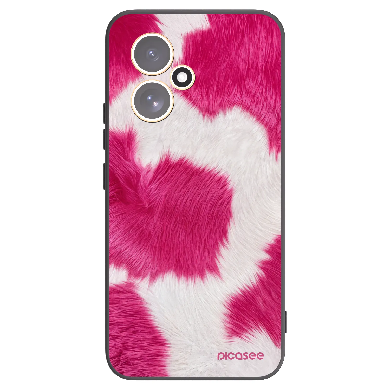 Picasee husă neagră din silicon pentru Honor 400 5G - Pink Moo