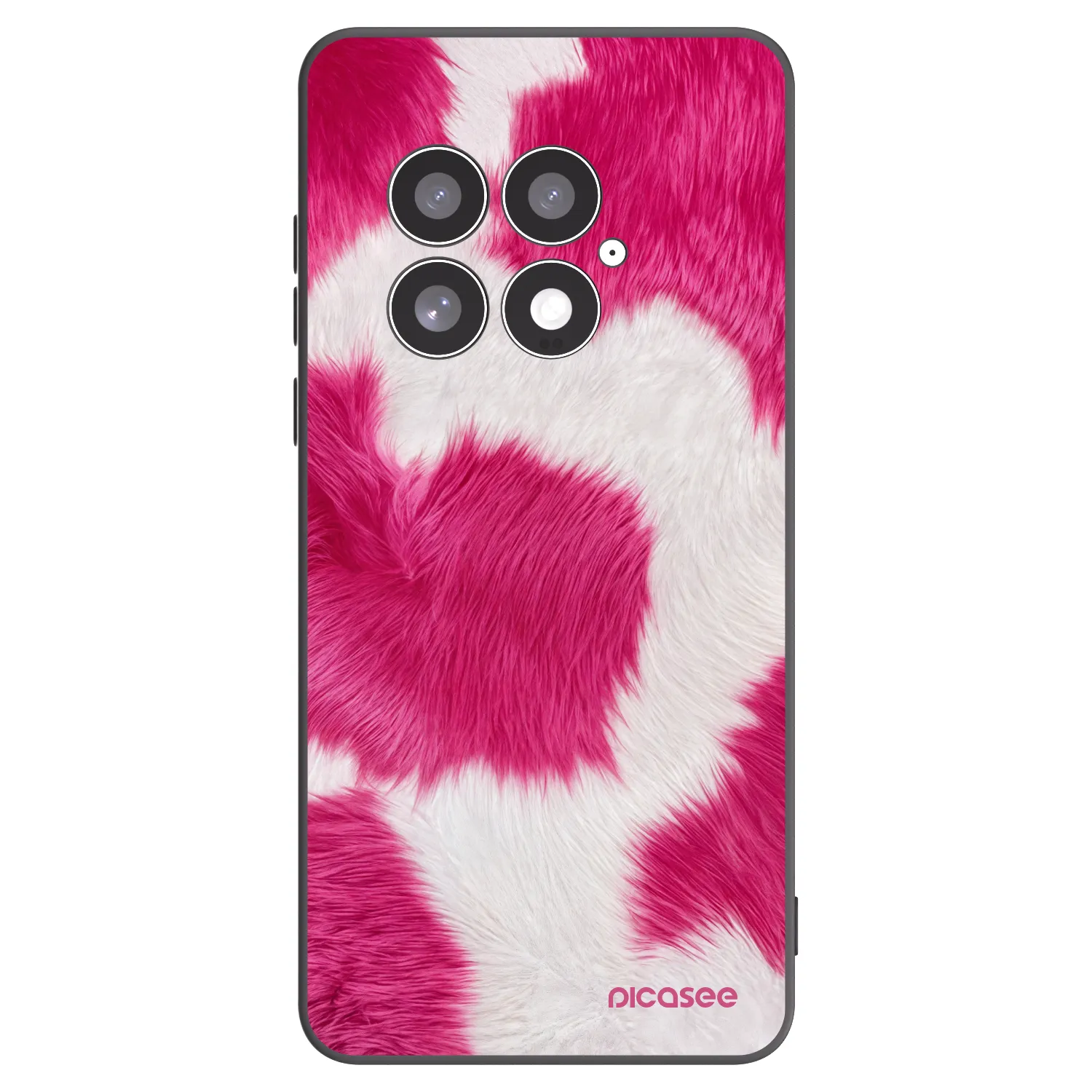 Picasee husă neagră din silicon pentru OnePlus 13 5G - Pink Moo