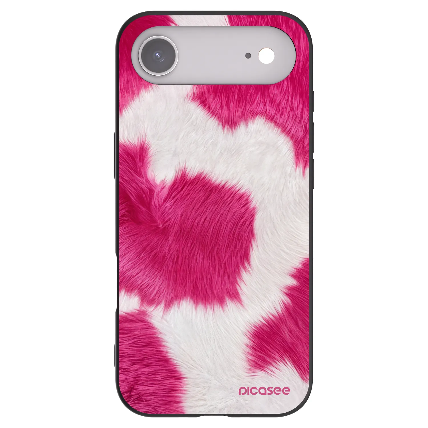 Picasee husă neagră din silicon pentru Apple iPhone Air - Pink Moo