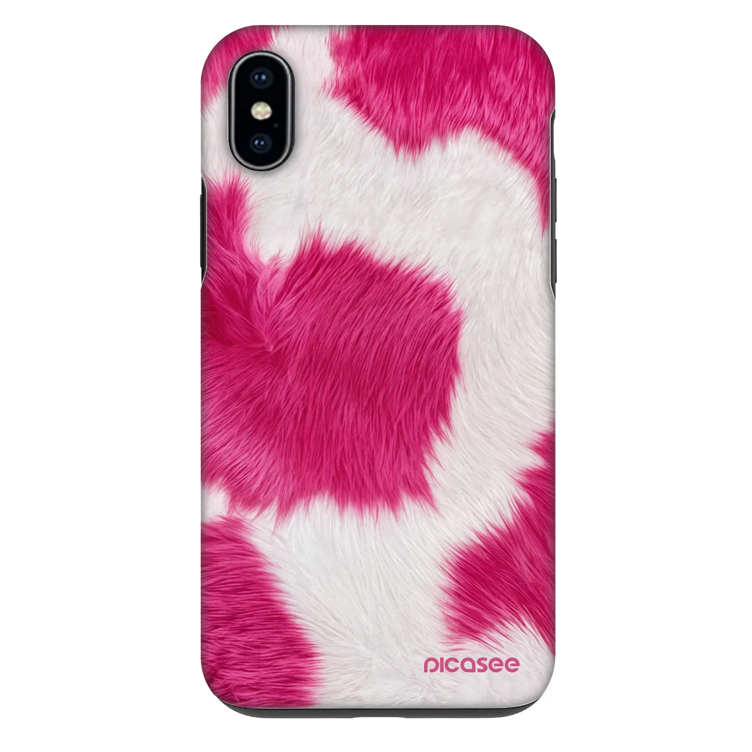 Picasee Fashion Case pentru Apple iPhone XS Max - Pink Moo