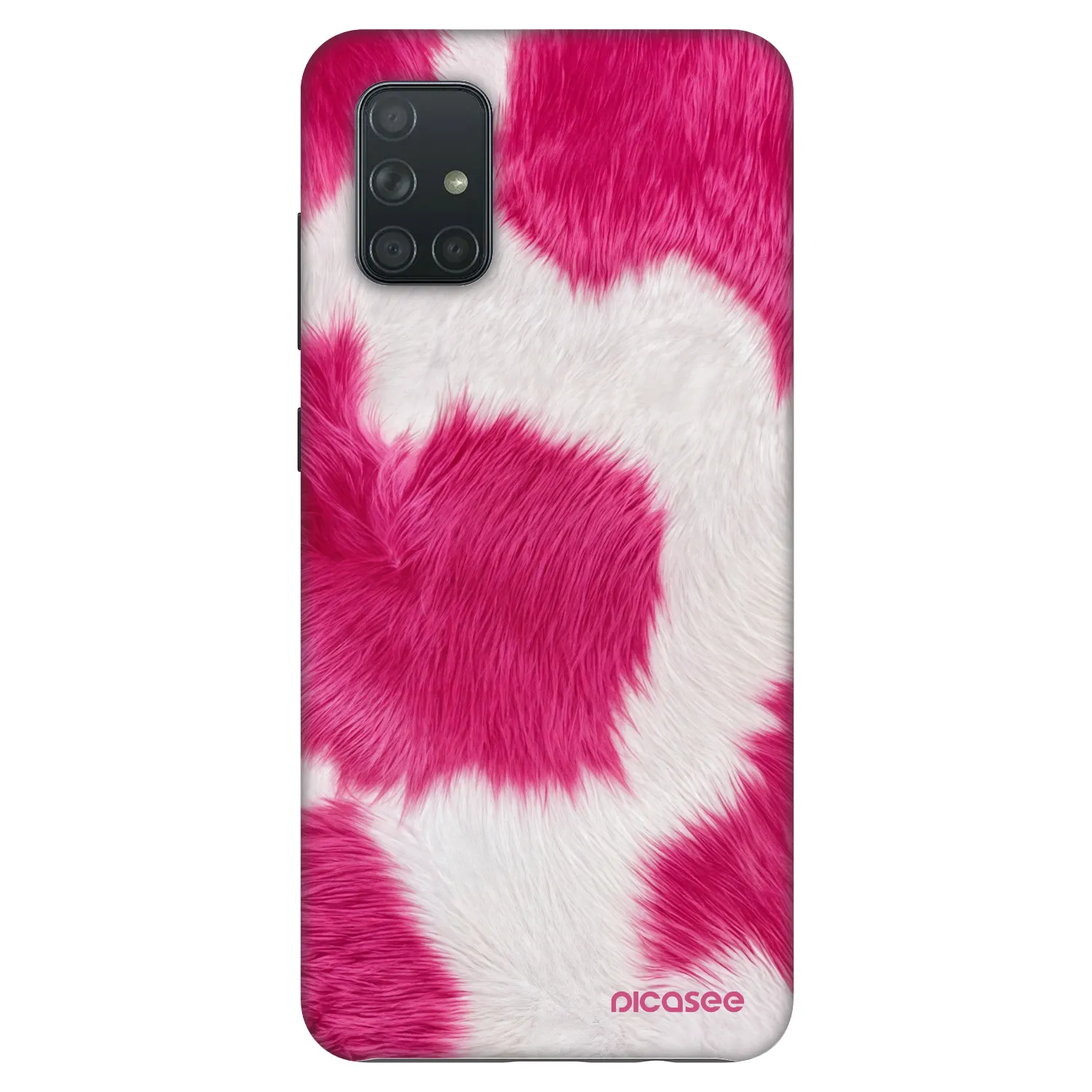 Picasee Fashion Case pentru Samsung Galaxy A71 A715F - Pink Moo