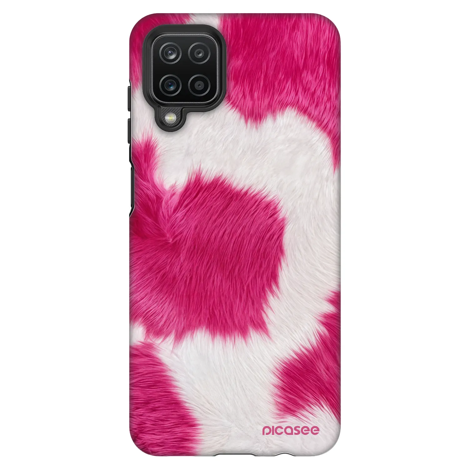 Picasee Fashion Case pentru Samsung Galaxy A12 A125F - Pink Moo