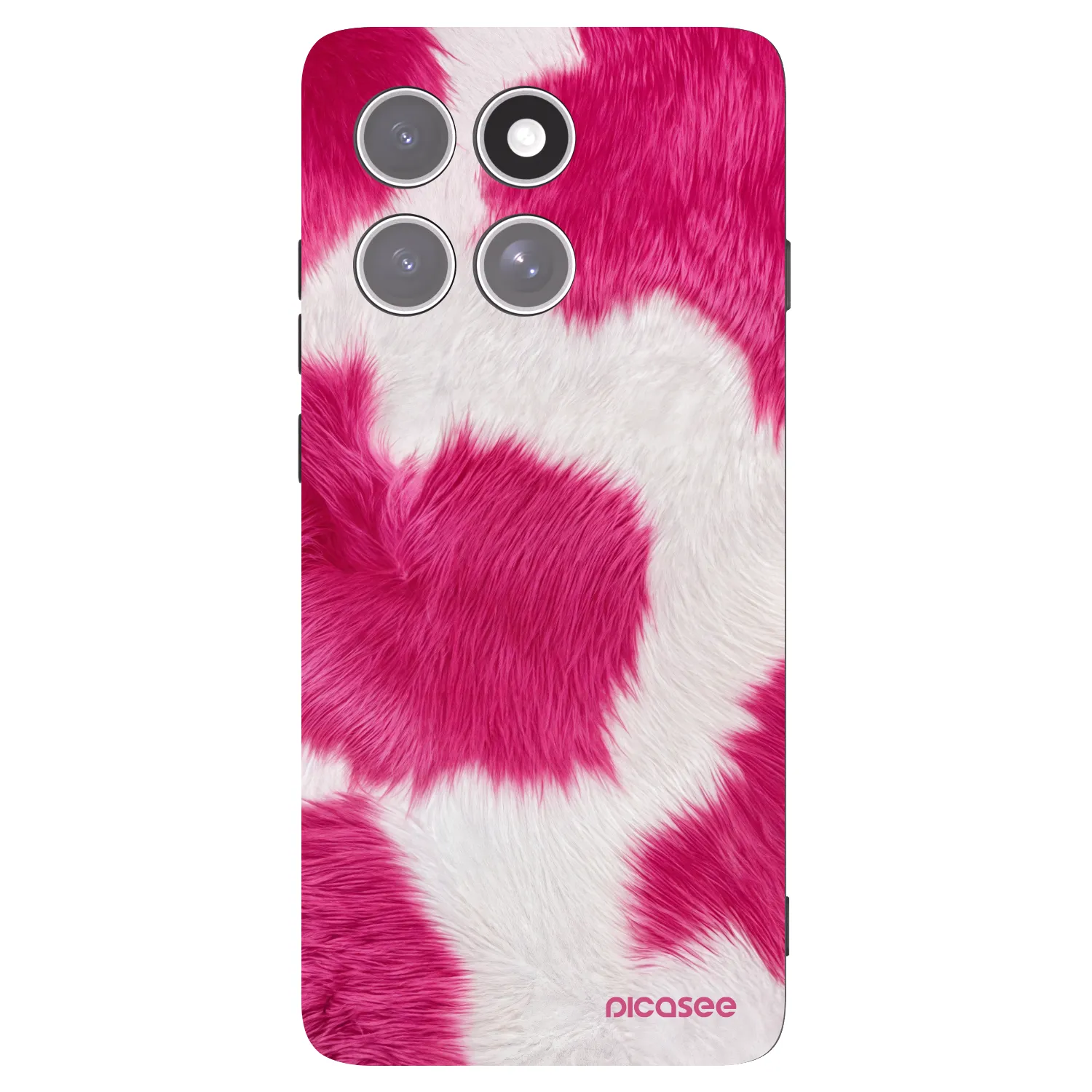 Picasee husă neagră din silicon pentru Motorola Edge 60 Pro - Pink Moo