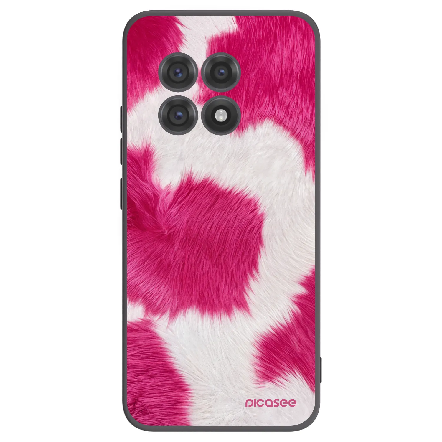 Picasee husă neagră din silicon pentru OnePlus 13R 5G - Pink Moo