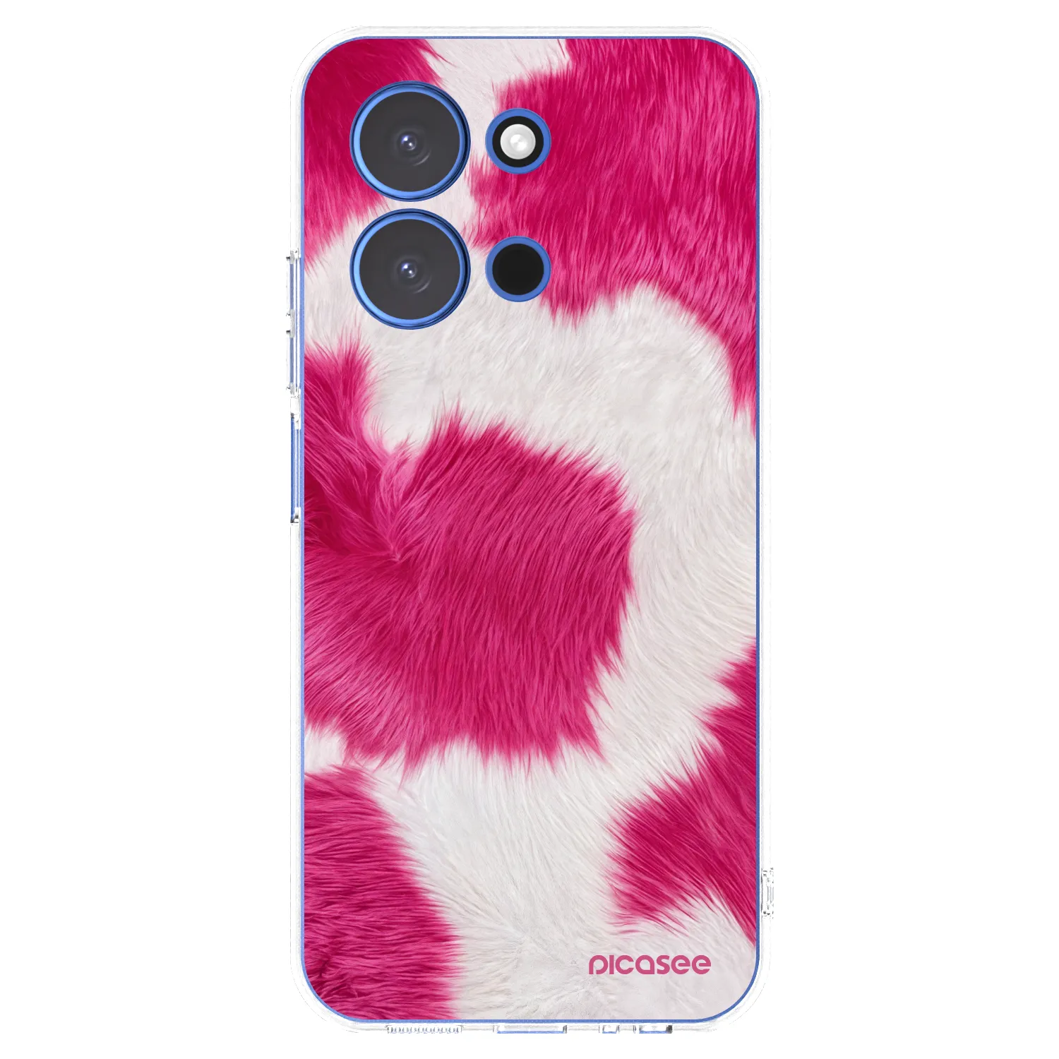 Picasee husă transparentă din silicon pentru Xiaomi Redmi 15C 4G - Pink Moo