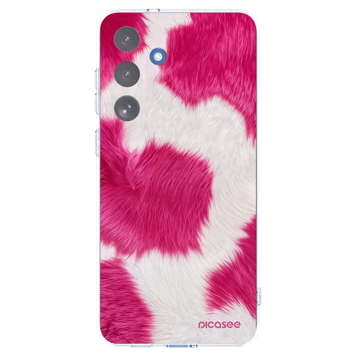 Picasee husă transparentă din silicon pentru Samsung Galaxy S25 FE 5G - Pink Moo