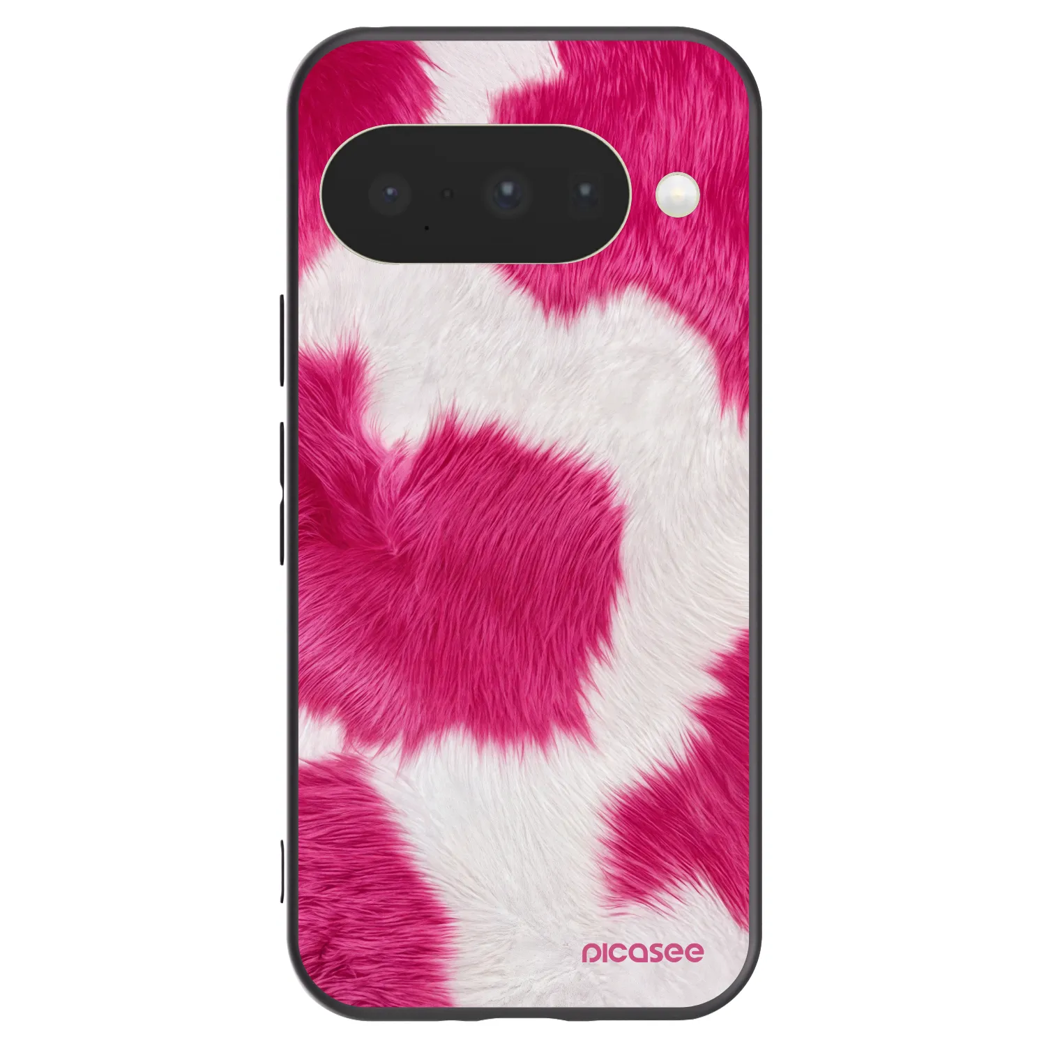 Picasee husă neagră din silicon pentru Google Pixel 10 - Pink Moo