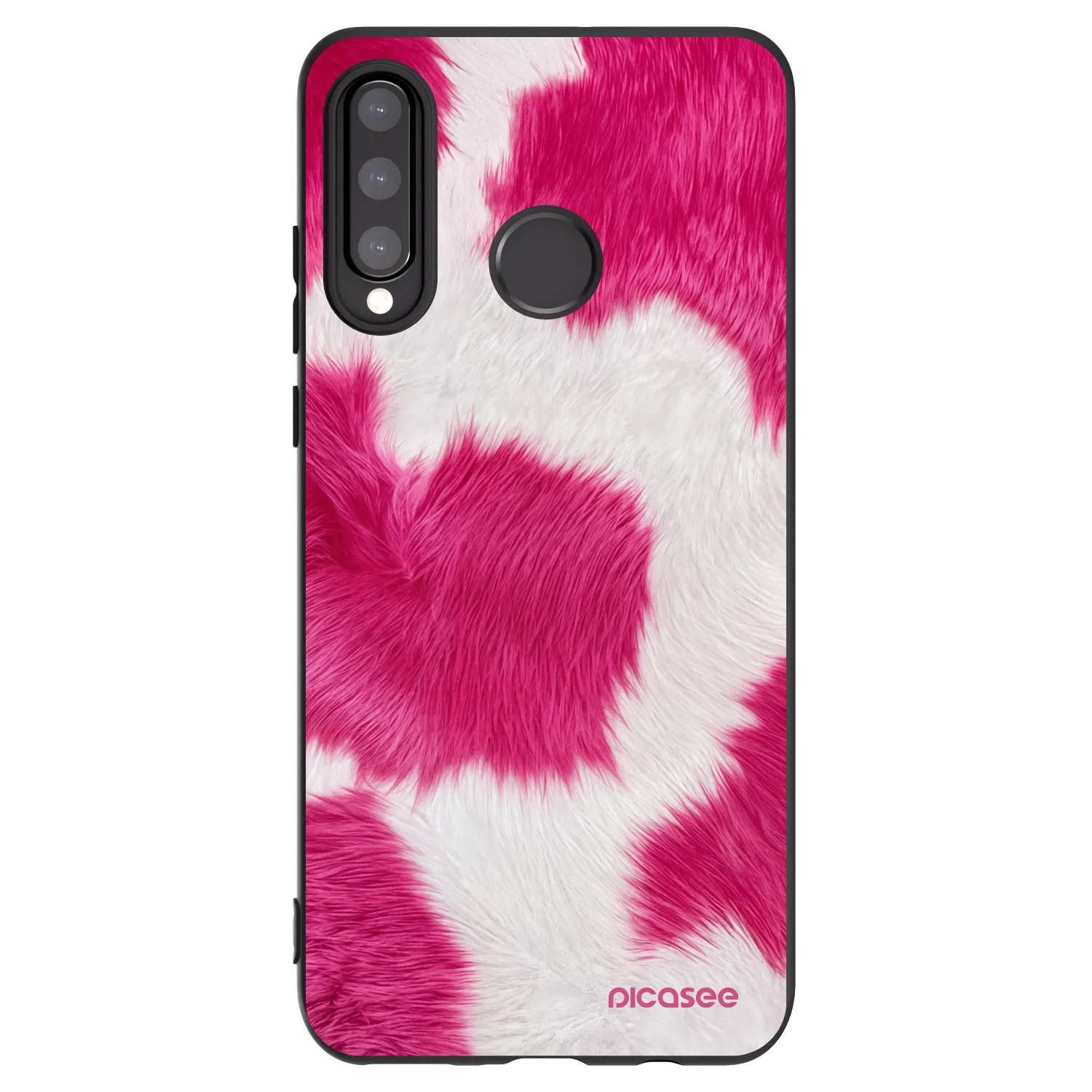 Picasee husă neagră din silicon pentru Huawei P30 Lite - Pink Moo