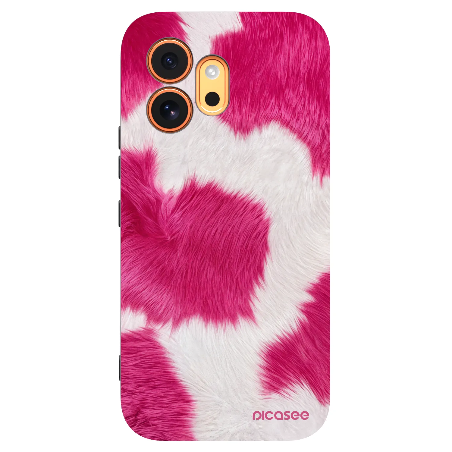 Picasee husă neagră din silicon pentru Honor 600 - Pink Moo