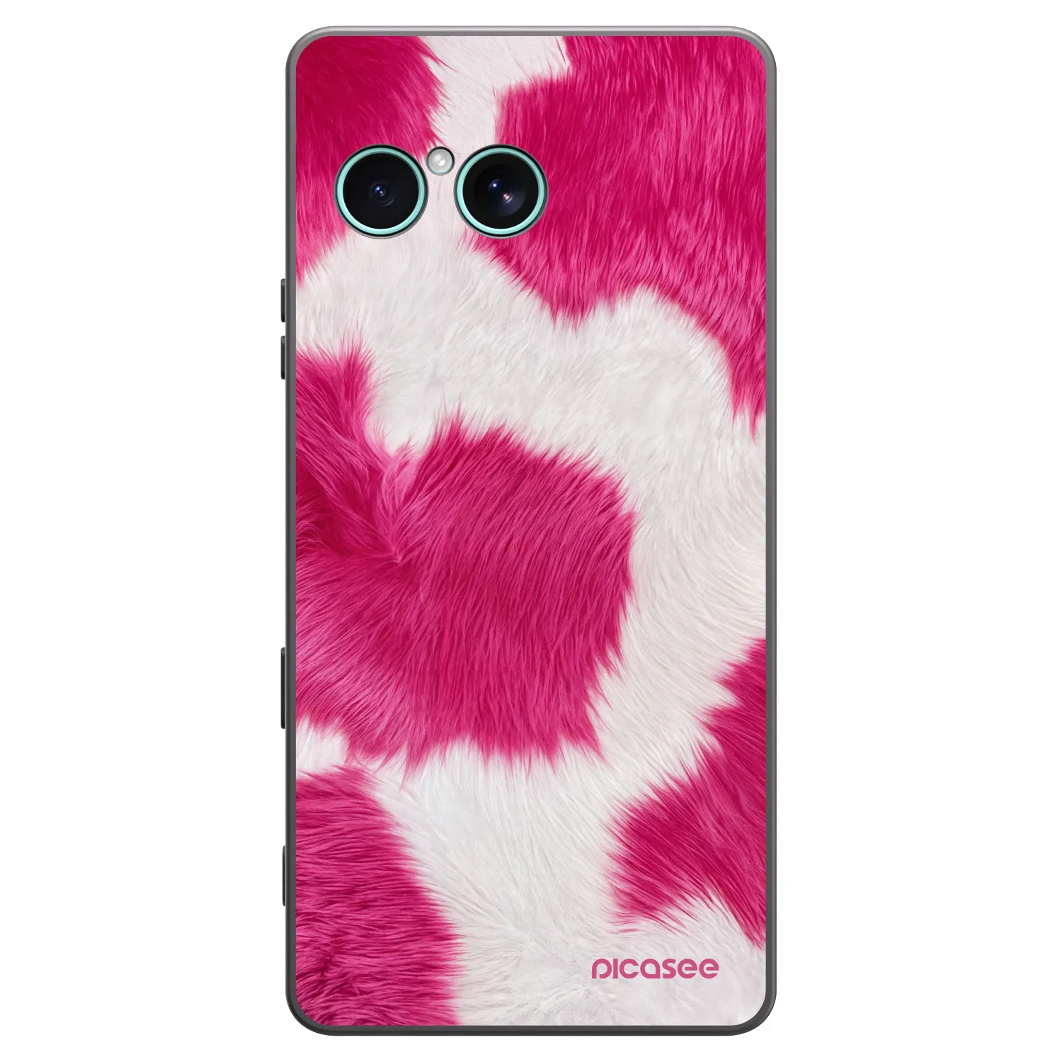Picasee husă neagră din silicon pentru Sony Xperia 10 VII - Pink Moo