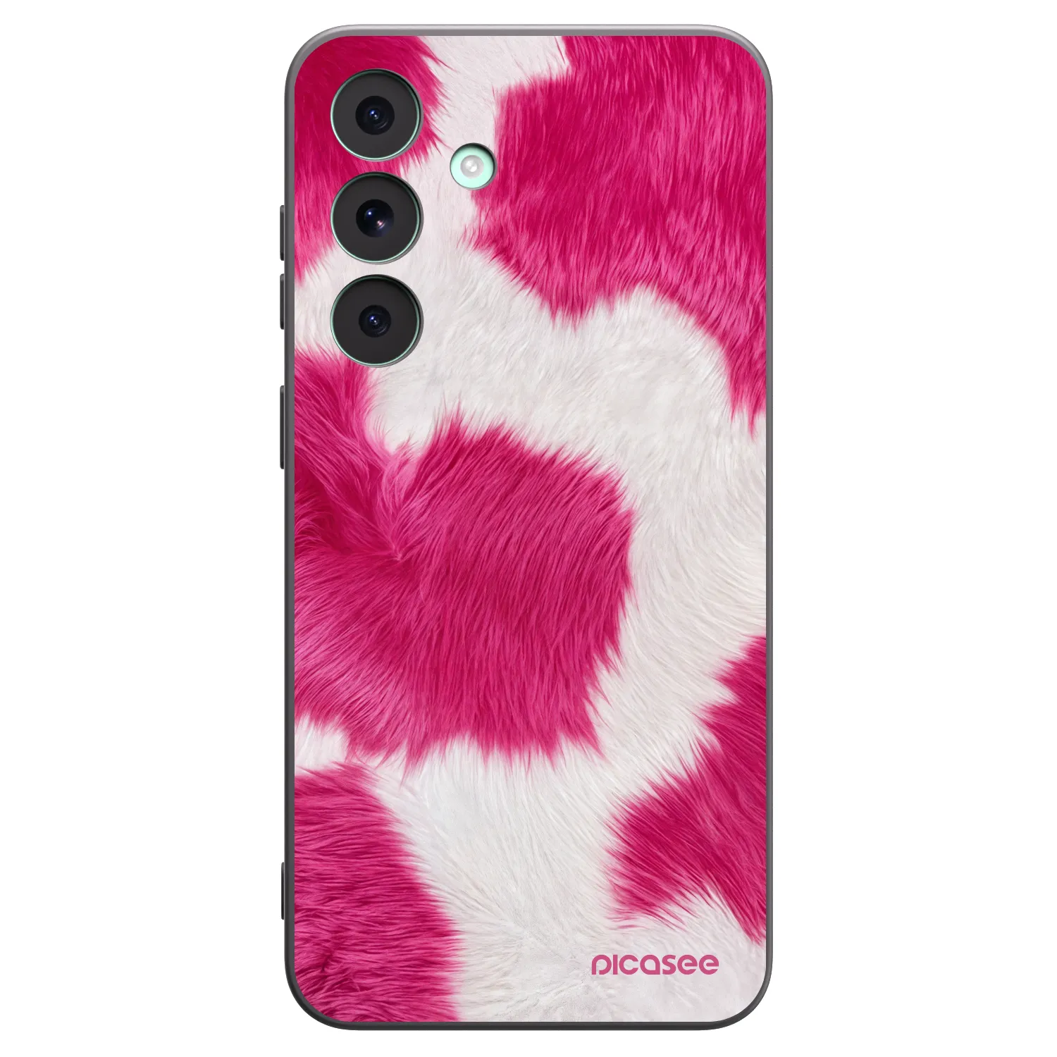 Picasee husă neagră din silicon pentru Samsung Galaxy S26 FE - Pink Moo
