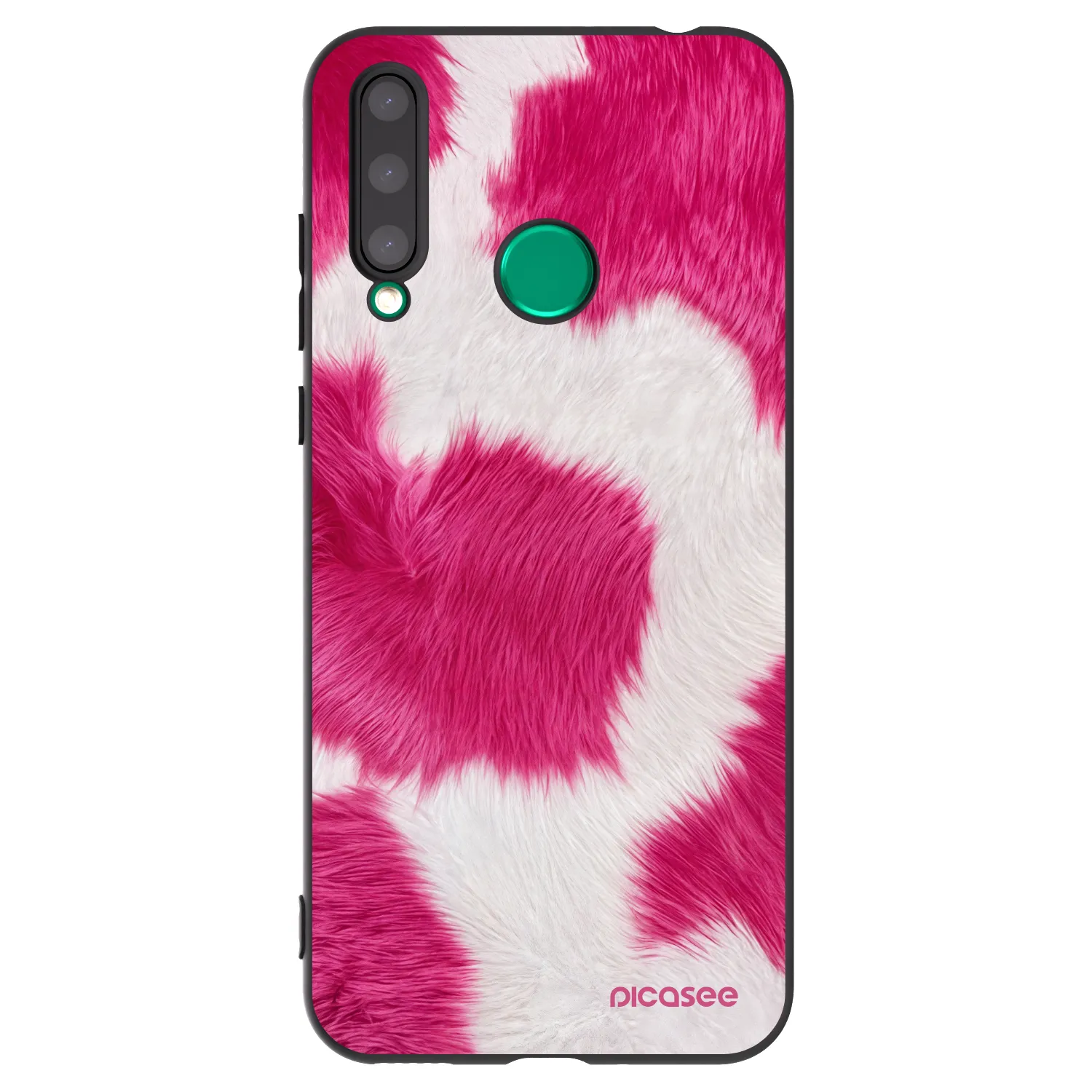 Picasee husă neagră din silicon pentru Honor 20 Lite - Pink Moo