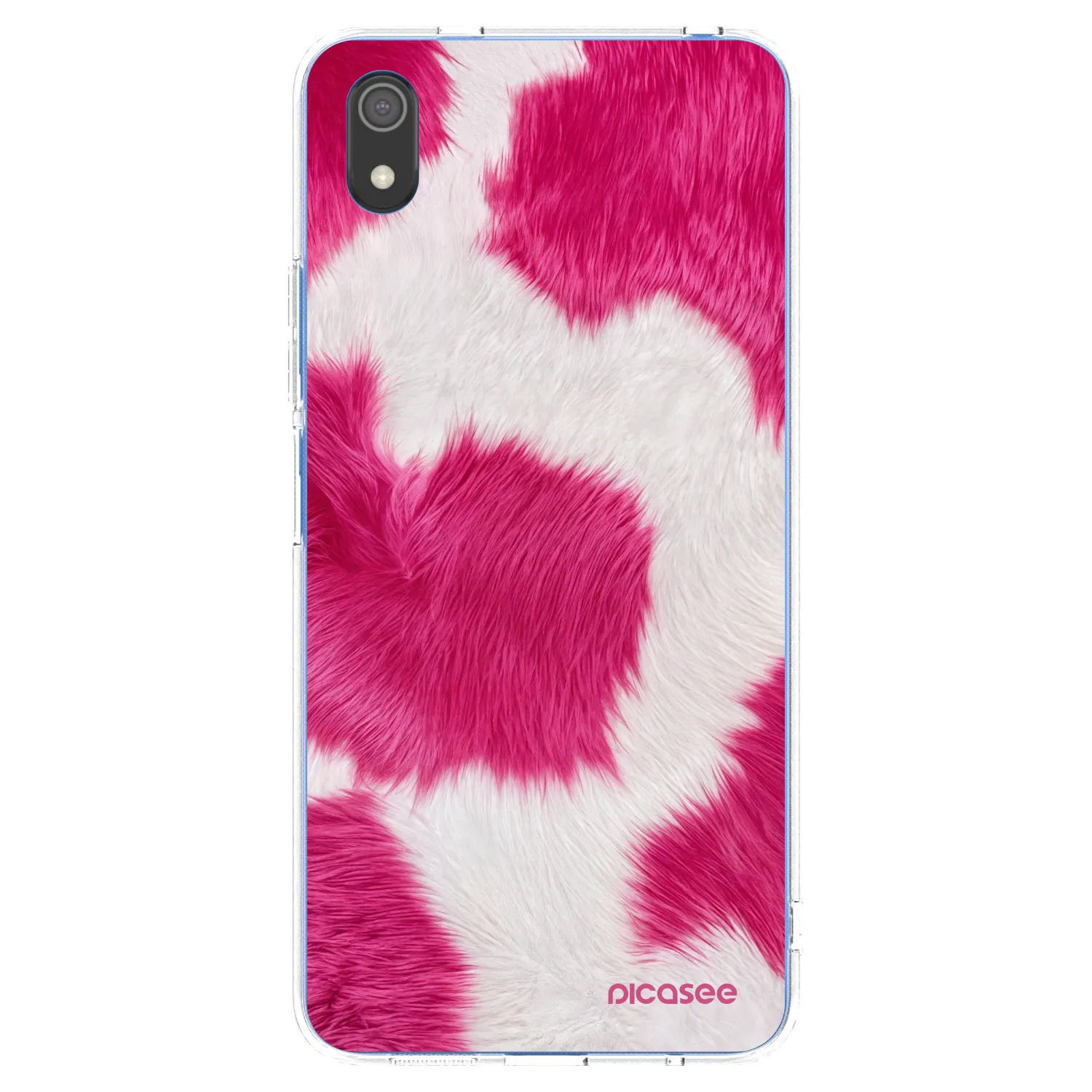 Picasee husă transparentă din silicon pentru Xiaomi Redmi 7A - Pink Moo