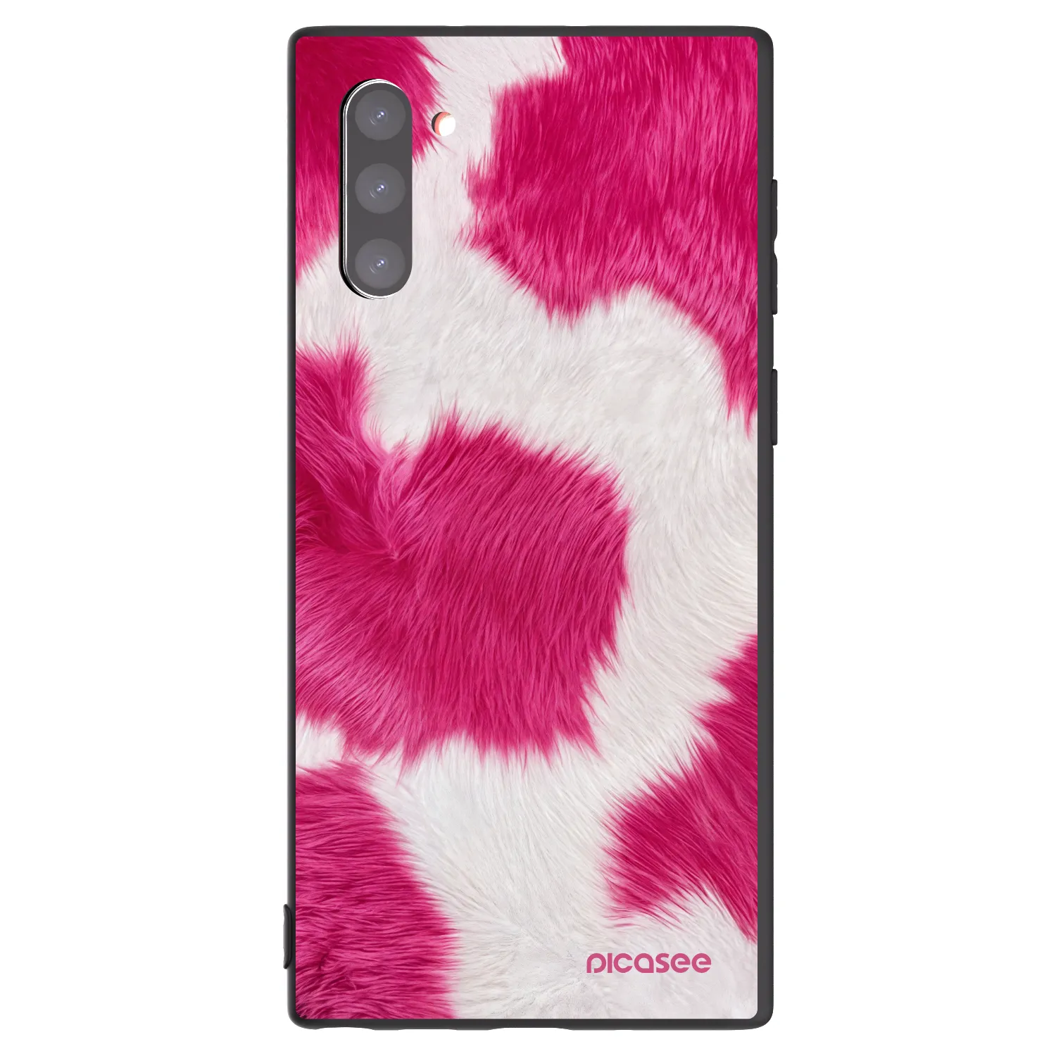 Picasee husă neagră din silicon pentru Samsung Galaxy Note 10 N970F - Pink Moo