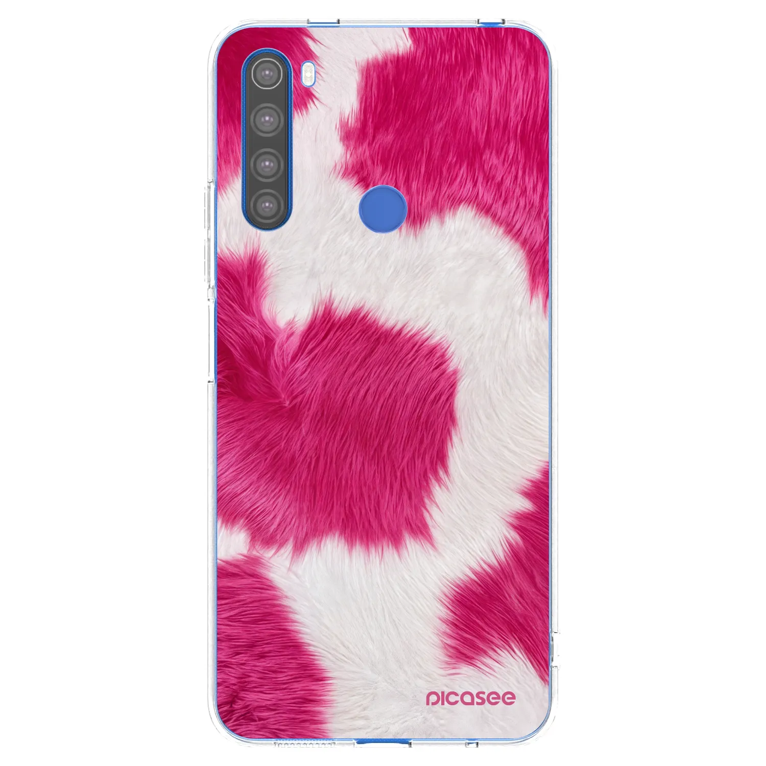 Picasee husă transparentă din silicon pentru Xiaomi Redmi Note 8T - Pink Moo