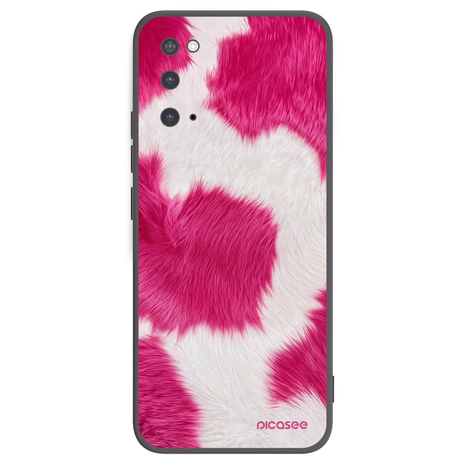 Picasee husă neagră din silicon pentru Samsung Galaxy S20 G980F - Pink Moo