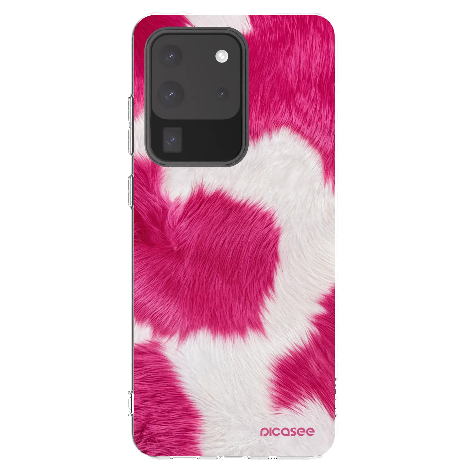 Picasee husă transparentă din silicon pentru Samsung Galaxy S20 Ultra 5G G988F - Pink Moo