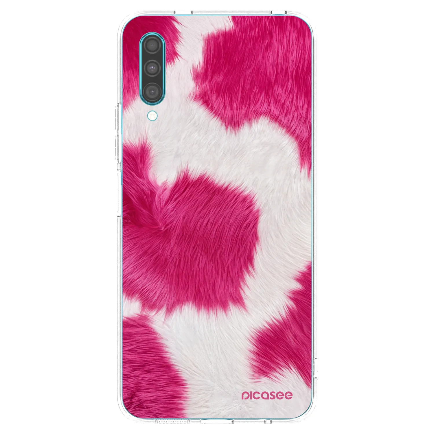Picasee husă transparentă din silicon pentru Samsung Galaxy A30s A307F - Pink Moo