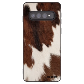 Picasee husă neagră din silicon pentru Samsung Galaxy S10 G973 - Rustica