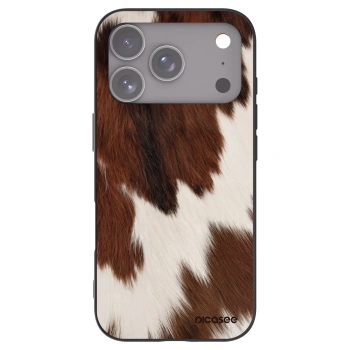 Picasee husă neagră din silicon pentru Apple iPhone 17 Pro - Rustica