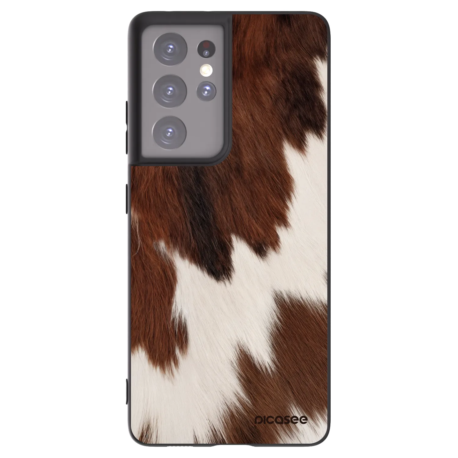 Picasee husă neagră din silicon pentru Samsung Galaxy S21 Ultra 5G G998B - Rustica