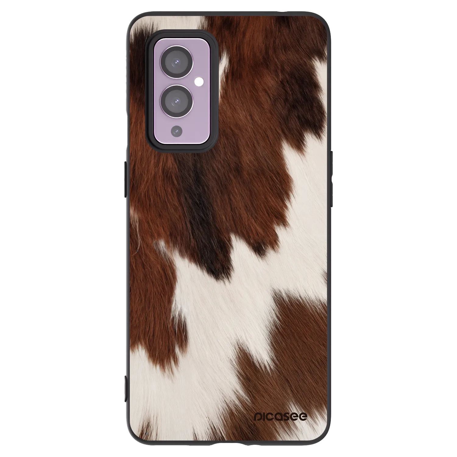 Picasee husă neagră din silicon pentru OnePlus 9 - Rustica