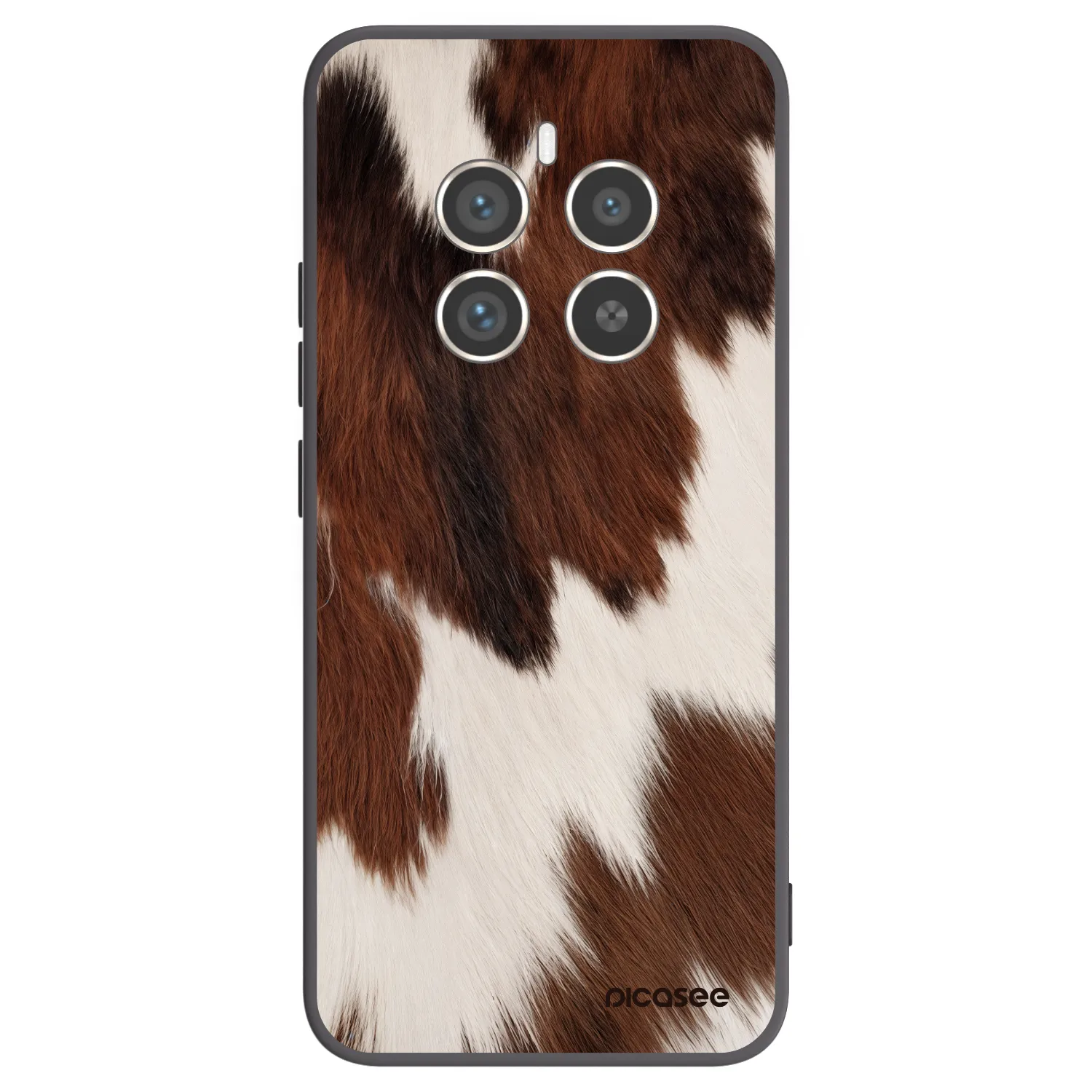 Picasee husă neagră din silicon pentru Realme 12 Pro 5G - Rustica