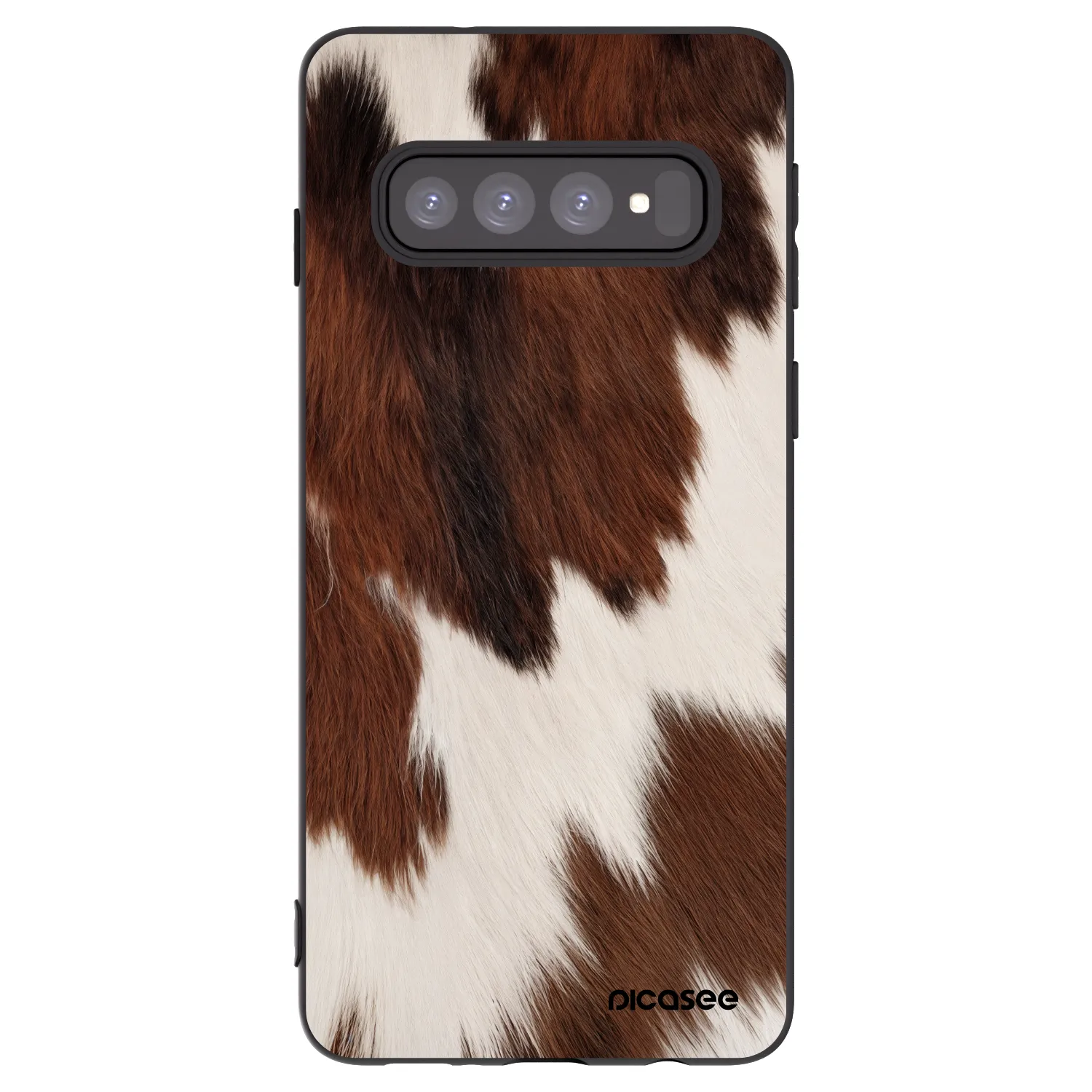 Picasee husă neagră din silicon pentru Samsung Galaxy S10 G973 - Rustica