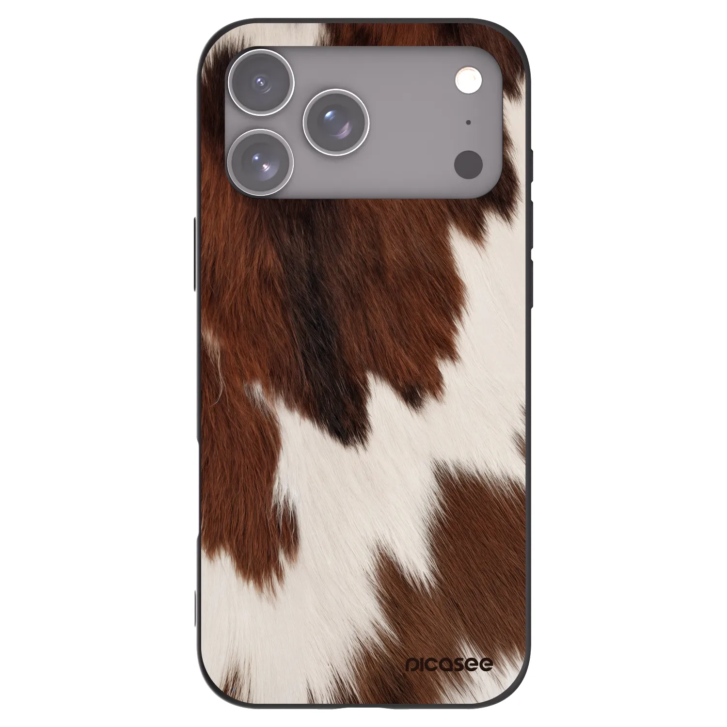 Picasee husă neagră din silicon pentru Apple iPhone 17 Pro Max - Rustica