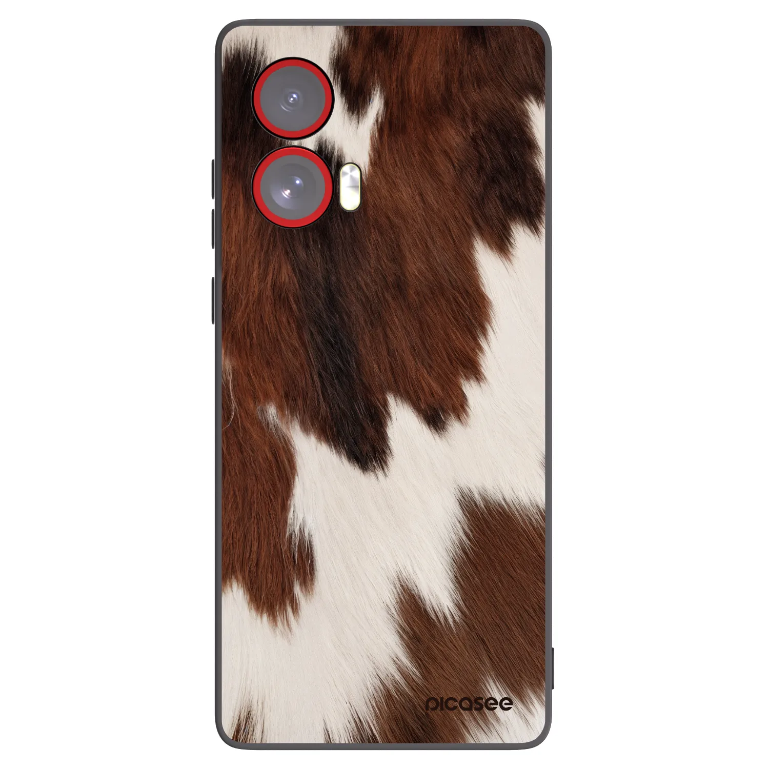 Picasee husă neagră din silicon pentru Motorola Edge 50 Fusion - Rustica
