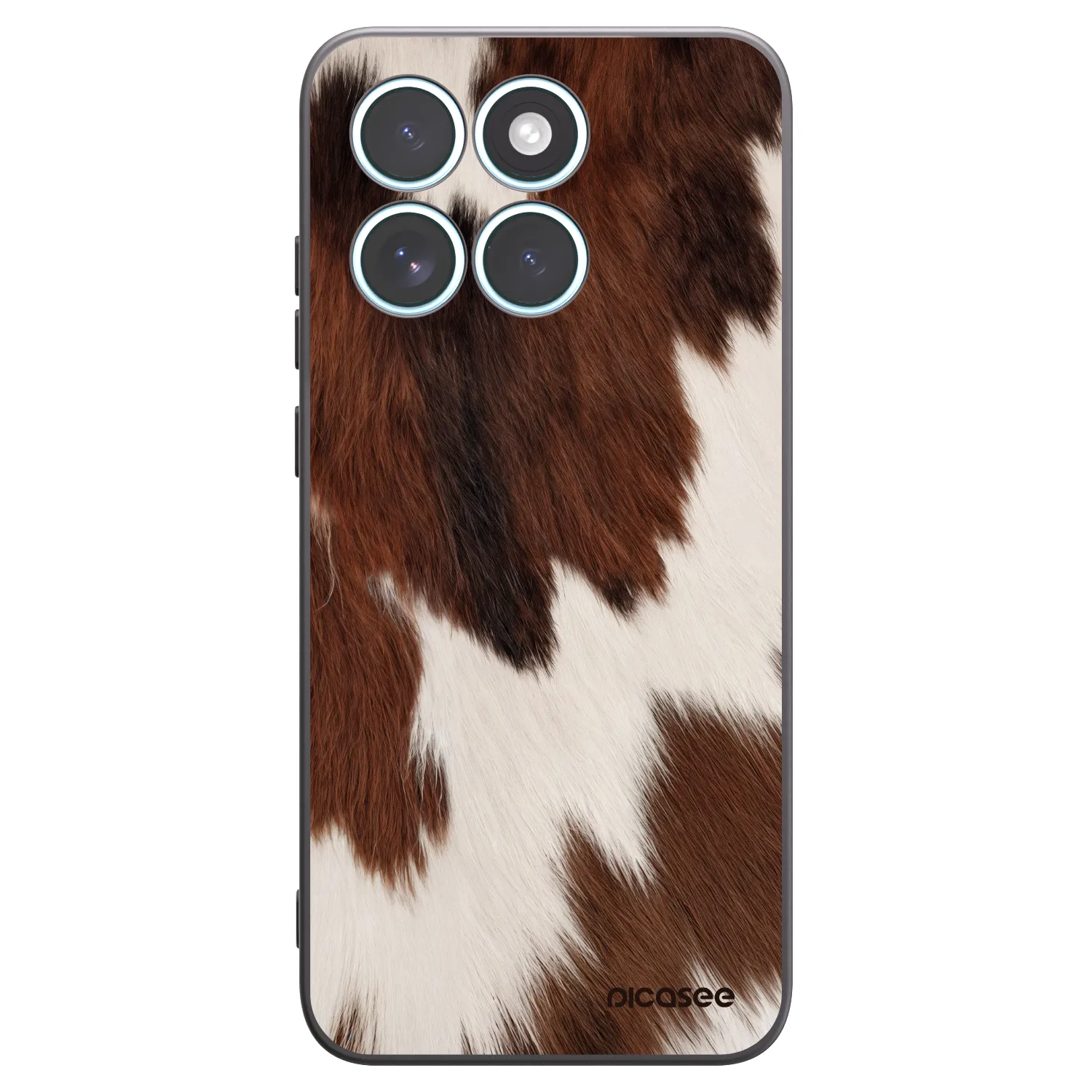Picasee husă neagră din silicon pentru Motorola Edge 70 Fusion - Rustica