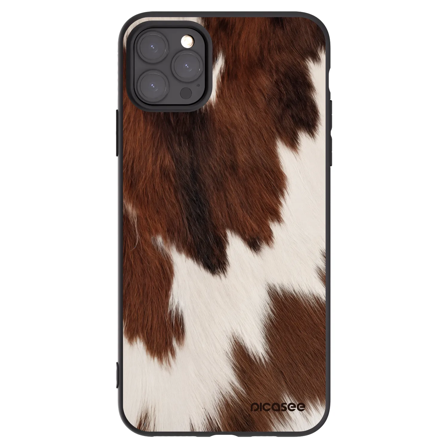 Picasee husă neagră din silicon pentru Apple iPhone 11 Pro Max - Rustica