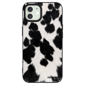 Picasee husă neagră din silicon pentru Apple iPhone 12 Pro - Black Moo