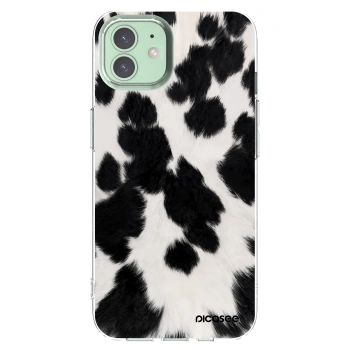 Picasee husă transparentă din silicon pentru Apple iPhone 12 Pro - Black Moo