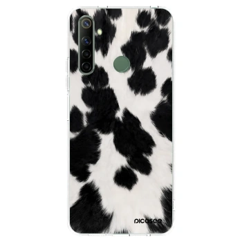 Picasee husă transparentă din silicon pentru Realme 6i - Black Moo