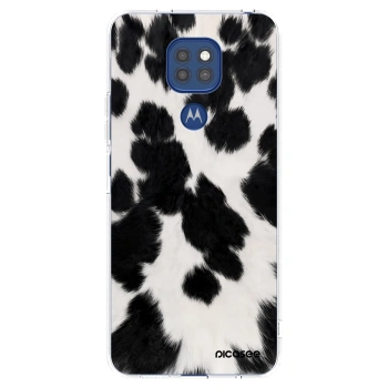 Picasee husă transparentă din silicon pentru Motorola Moto G9 Play - Black Moo