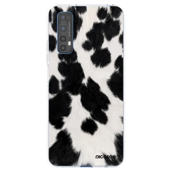 Picasee husă transparentă din silicon pentru Realme 7 - Black Moo