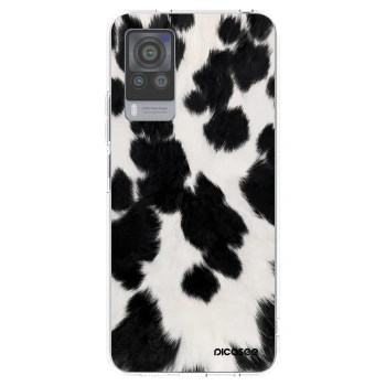Picasee husă transparentă din silicon pentru Vivo X60 Pro 5G - Black Moo