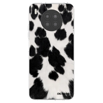 Picasee husă transparentă din silicon pentru Huawei Nova 8i - Black Moo