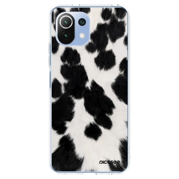 Picasee husă transparentă din silicon pentru Xiaomi 11 Lite 5G NE - Black Moo