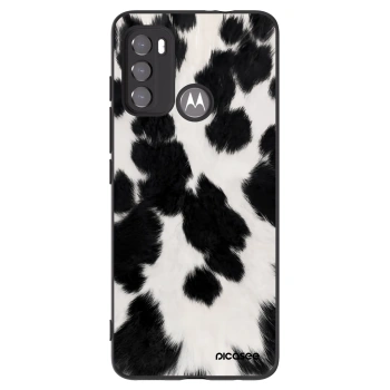 Picasee husă neagră din silicon pentru Motorola Moto G60 - Black Moo