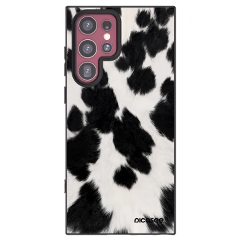 Picasee husă neagră din silicon pentru Samsung Galaxy S22 Ultra 5G - Black Moo