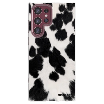 Picasee husă transparentă din silicon pentru Samsung Galaxy S22 Ultra 5G - Black Moo
