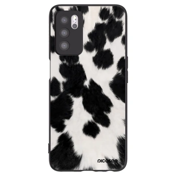 Picasee husă neagră din silicon pentru OPPO A16s - Black Moo