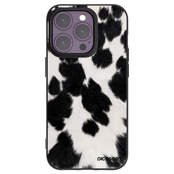 Picasee husă neagră din silicon pentru Apple iPhone 14 Pro - Black Moo