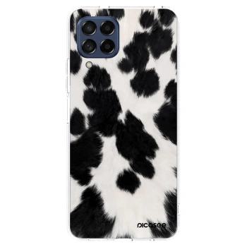Picasee husă transparentă din silicon pentru Samsung Galaxy M53 5G - Black Moo