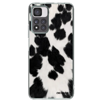 Picasee husă transparentă din silicon pentru Xiaomi Redmi Note 11 Pro+ 5G - Black Moo