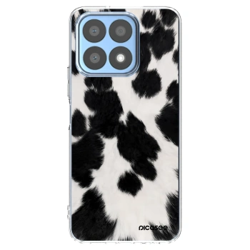 Picasee husă transparentă din silicon pentru Honor X8a - Black Moo
